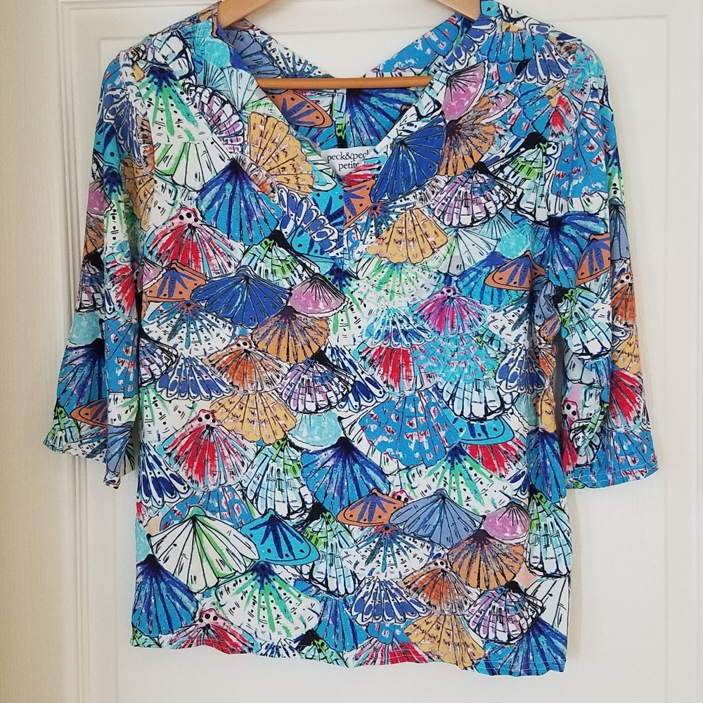 Colorful Petite Top